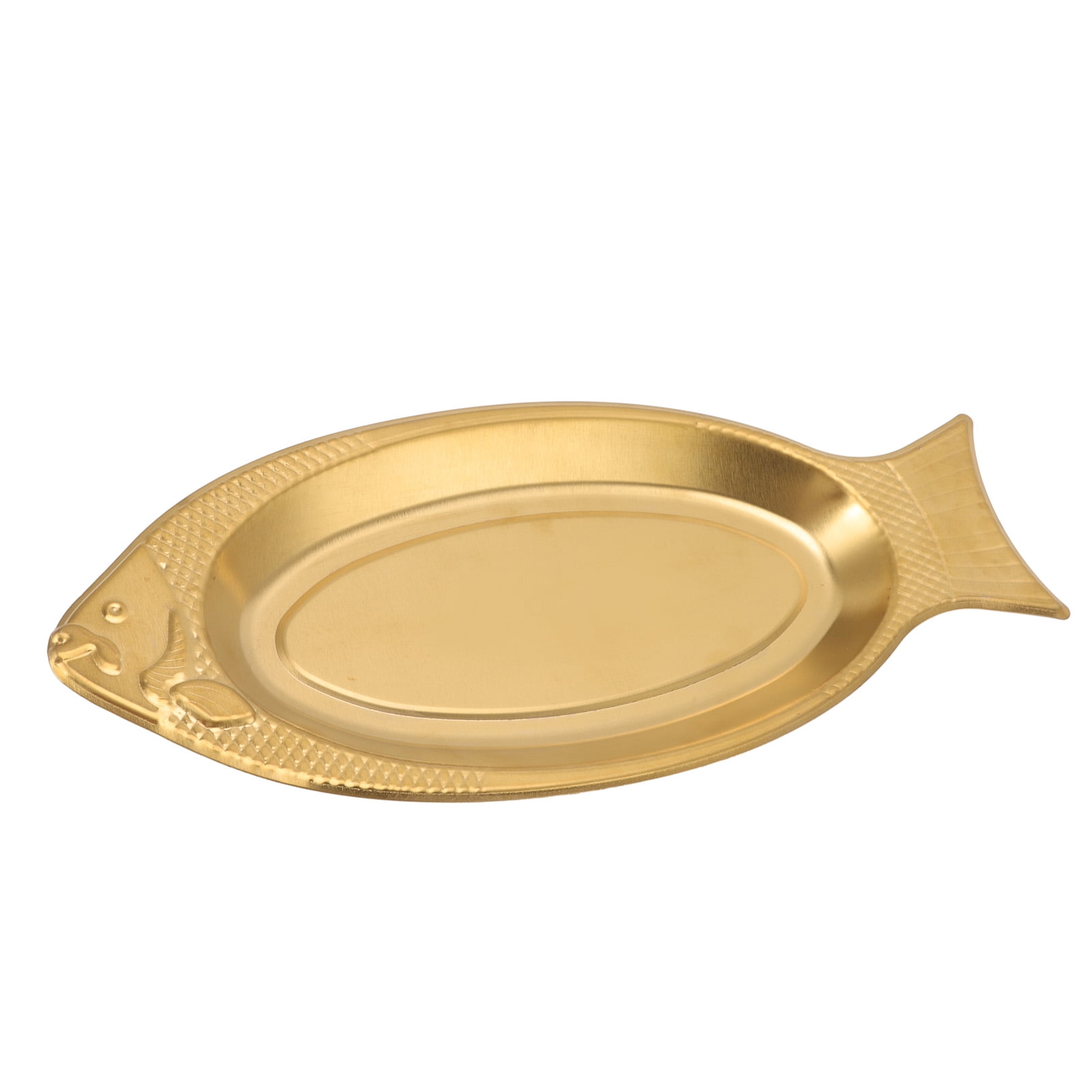 Oval Platter, Serving Platter Fish Shaped Stainless Steel Extremely