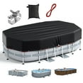 thumbnail image 1 of Agricasst Oval Pool Cover,16x32FT Oxford Solar Pool Covers for Oval Above Ground Pool with Winch and Cable,UV Resistant,Waterproof and Dustproof Inflatable Pool Cover for All Weather, 1 of 12