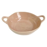 Oval Porcelain Ramekins, Oven Safe Creme Brulee Souffle Baking Ramekin Dishes Bowl with Double Handles, Ramekins Oven Safe, 1 Pcs, 6.4 Inches