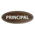 thumbnail image 1 of Oval Principal Sign (Walnut) - Medium 2.75x7", 1 of 1