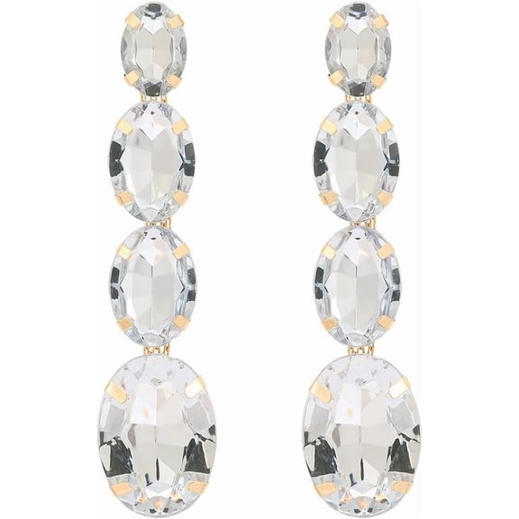 Oval Quality Long Dangle Earrings For Women Accessories Holiday Party[l900]