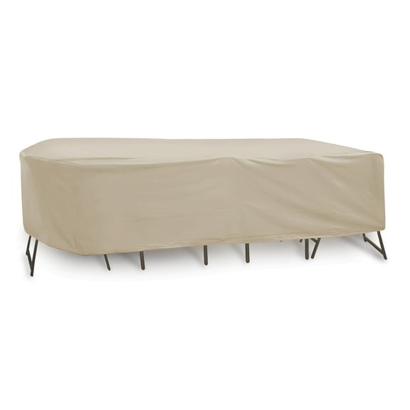 Oval/Rect Table & Chair Cover for 72"-76" table with 6 High Back Chairs, 30" height