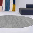 thumbnail image 1 of Oval Rug, Grey Carpet 9X13, Bedroom, Living room, Tufted Woolen Rugs, Geometric Design, 1 of 6