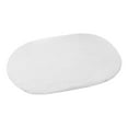 thumbnail image 1 of Oval Rug,Soft Fluffy Area Rug for Bedroom,Cream White Fuzzy Shaggy Oval Throw Rugs for Bedside,Non-Slip Cozy Plush Shag Carpet for Room Dorm Living Room,40x60cm, 1 of 5