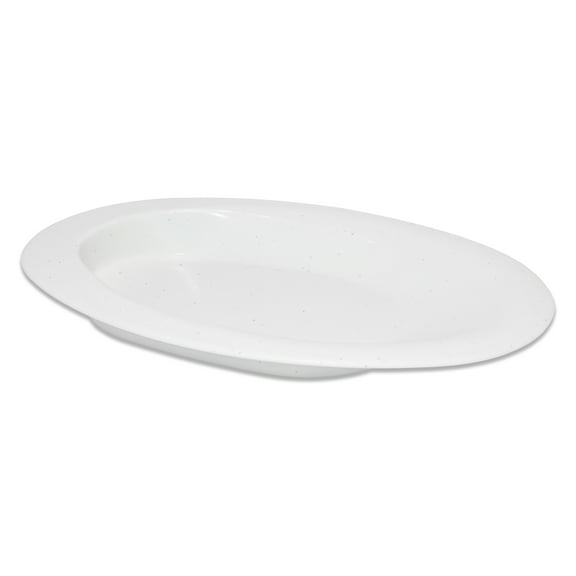 Oval Scoop Dish, Large, Speckled