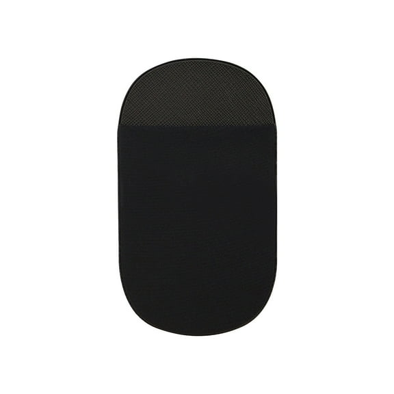 Oval Self-Stick Mouse Organizer Pouch, Elastic Storage Bag for Laptop Back or Desk Mount, Non-Residue Adhesive Holder for Computer Accessories and Workspace Tidying