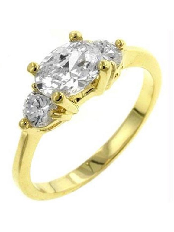 Oval Serenade CZ Ring- <b>Size :</b> 09