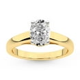 thumbnail image 1 of IGI Certified 1 Carat Oval Shape Lab Grown Diamond Engagement Ring | 14K White Gold | Allen Flat Band Solitaire Lab Diamond Ring | FG-VS1-VS2 Quality Friendly Diamonds, 1 of 6