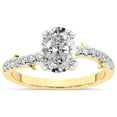 thumbnail image 1 of Oval Shape 3 Carat IGI Certified Lab Grown Diamond Ring | 14K Yellow Gold | Phoebe Twigs Diamond Ring | FG-VS1-VS2 Quality Friendly Diamonds, 1 of 5