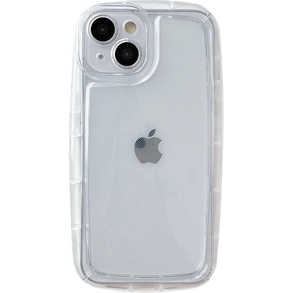 Oval Shape Clear Camera Lens Protection Soft Compatible with iPhone Case (White,iPhone Xs Max)
