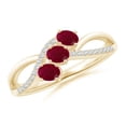 thumbnail image 1 of Oval Shape Red Ruby CZ Diamond Band Ring Women 925 Sterling Silver Yellow Gold Plated July Birthstone Engagement Anniversary Gift Gemstone Jewelry, 1 of 5