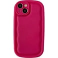 thumbnail image 1 of Oval Shape Solid Color Protection Soft Compatible with iPhone Case (M Red,iPhone 13 Pro Max), 1 of 13