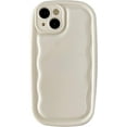 thumbnail image 1 of Oval Shape Solid Color Protection Soft Compatible with iPhone Case (White,iPhone 12), 1 of 8