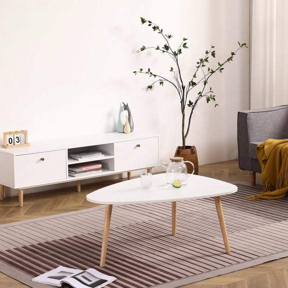 Oval Shape Table - Hold Decorative Items - Living Room - Add Modern Flair