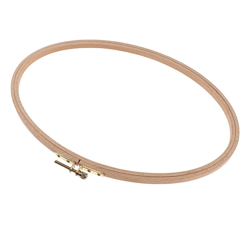 Oval Shape Wooden Embroidery Cross Stitch Tapestry Hoop Frame Sewing Tools Wood Rings for Embroidery Crafts DIY. 295x200mm