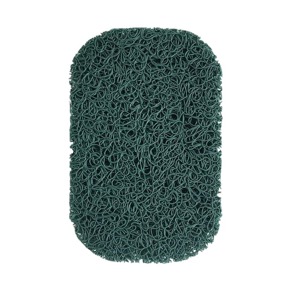 Oval Shaped PVC Loop Mat for Indoor and Outdoor Use Non Slip Durable Design Easy to Clean Suitable for Entryway Bathroom Kitchen