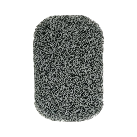 Oval Shaped PVC Loop Mat for Indoor and Outdoor Use Non Slip Durable Design Easy to Clean Suitable for Entryway Bathroom Kitchen