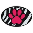 thumbnail image 1 of Oval Shaped Pet Magnets: Pink Dog Paw (Dogs) | Cars, Trucks, Refrigerators, 1 of 1