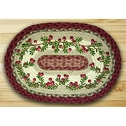 Oval Shaped Placemat, Cranberries