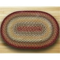 thumbnail image 1 of Oval Shaped Rug, Thistle Green and Country Red, 1 of 1