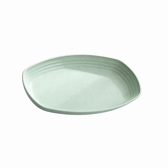 Oval Shaped Serving Platter, Multi Purpose Dinner Plate, Practical Food Holder, Smooth Finish, Stackable Storage for Home Kitchen
