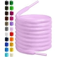 Oval Shoelaces 27 Colors Half Round 1/4" Shoe Laces 4 Different Lengths