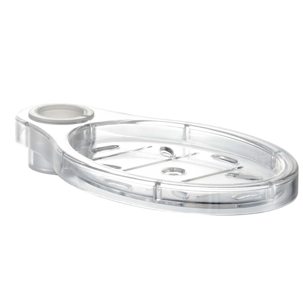 Oval Shower Soap Dish Clear Soap Holder Bathroom Height Position ...