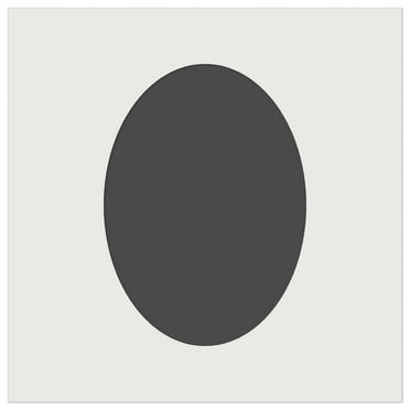 Oval Solid DIY Cookie Wall Craft Stencil - 5.5 Inch