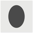 thumbnail image 1 of Oval Solid DIY Cookie Wall Craft Stencil - 9.0 Inch, 1 of 5