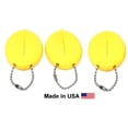 thumbnail image 1 of Oval Squeeze Coin Holders - 3 Yellow units | Vintage Coin Purses | Keeps Change and Small items | Made in USA, 1 of 6