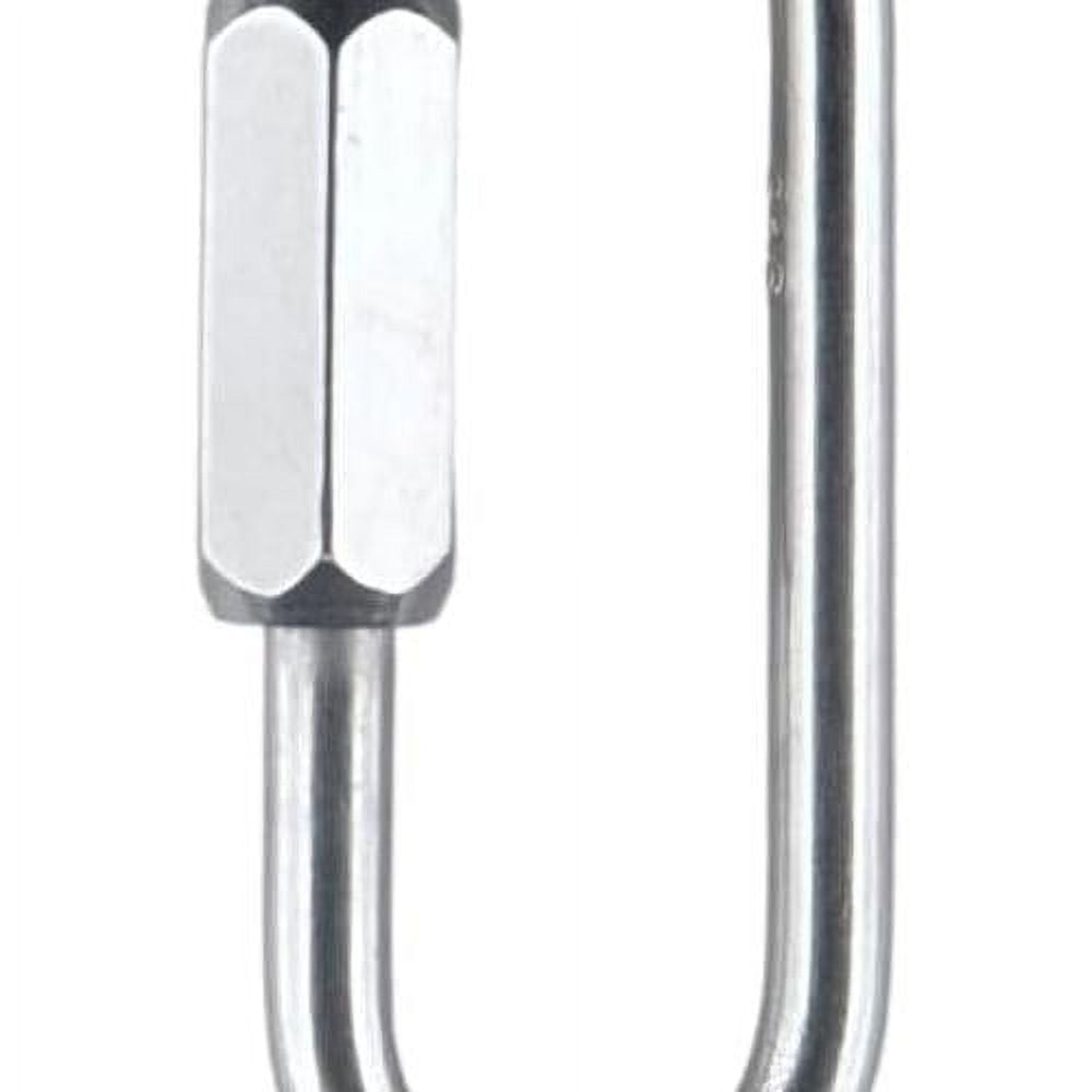 Oval Stainless Steel Lock Carabiner Heavy Duty Threaded Quick 2 X 0.8 Inch 1/5/10/20/25/50