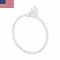thumbnail image 1 of Oval Steel Towel Ring Wall Mount Rust Resistant Bathroom Accessory Easy Install, 1 of 4