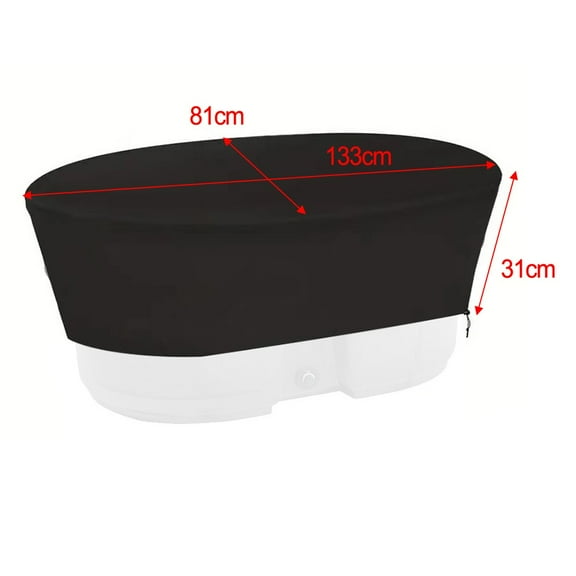 Oval Stock Tank Cover, Ice Bath Cover,Keeps Water Trough Clean