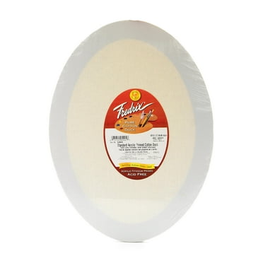 Oval Stretched Canvas 9 in. x 12 in., each (pack of 2)