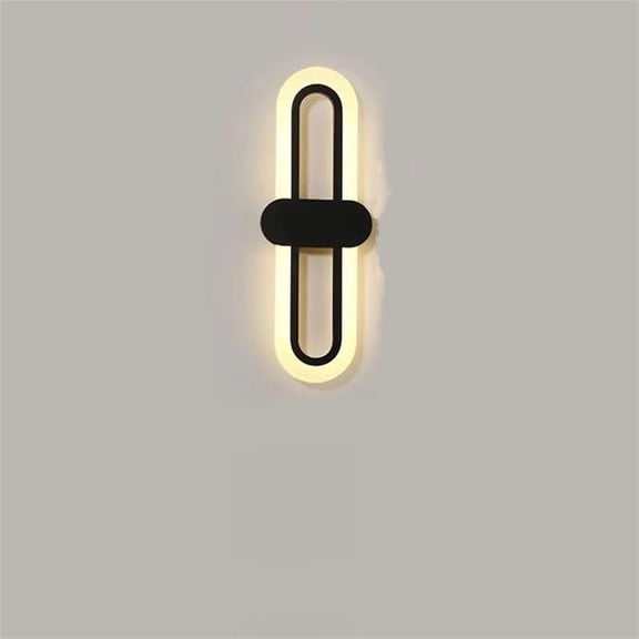 Oval Style Simple Acrylic Wall Lamp Home Background Decoration Bedroom Aisle Living Room Bedside Wall Light