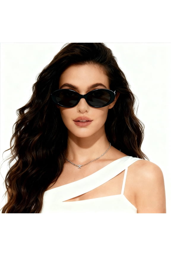 Oval Sunglasses Womens Trendy	Polarized Sunglasses for Women