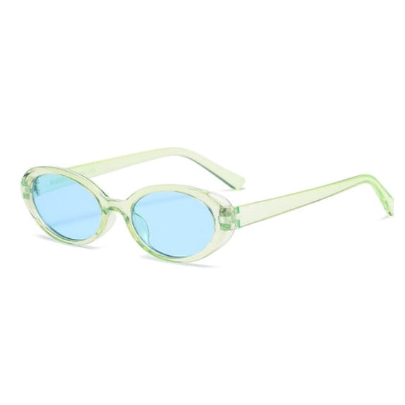 Oval Sunglasses for Women and Men with AC Lenses PC Frame UV Protection Trendy Sun Glasses Driving Outdoor Sports