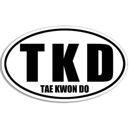 Oval TKD Tae Kwon Do 3M Reflective sticker| MMA Karate Fighting Martial Arts