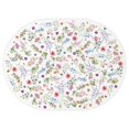 thumbnail image 1 of Oval Table Cloth Wildflower Botanical,Wrinkle Resistant Table Cover with Polyester,Waterproof Reusable Table Clothes for Easter Birthday Picnic Wedding (Oval,54x72inch), 1 of 1