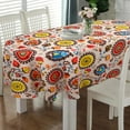 thumbnail image 1 of Oval Tablecloth 60 x 84 Inch, Boho Tablecloth for Oval Table, Fabric Wrinkle Free Washable Waterproof Bohemian Floral Tablecloth Oval Table Cloth for Dining Room Table, 1 of 6
