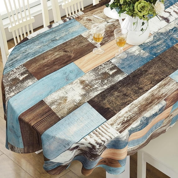 Oval Tablecloth 60x84in for Oval Table Waterproof Table Cloths for Dining Room Indoor Outdoor Table Cloth