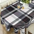 thumbnail image 1 of Oval Tablecloth 60x84in for Oval Table Waterproof Table Cloths for Dining Room Indoor Outdoor Table Cloth, 1 of 6