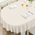 thumbnail image 1 of Oval Tablecloth, French Country Printed Oval Table Cloth-60x102 Inch, Fabric Washable and Waterproof Oval Table Cover for Farmhouse Kithchen Dining Decoration, 1 of 6