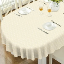 Oval Tablecloth, French Country Printed Oval Table Cloth-60x102 Inch, Fabric Washable and Waterproof Oval Table Cover for Farmhouse Kithchen Dining Decoration