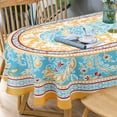 thumbnail image 1 of Oval Tablecloth Paisley Provence Tablecloth, French Oval Tablecloth, Floral Tablecloth, Spring/Summer Waterproof Wrinkle Free Durable Fabric Tablecloth for Oval Tables 54 X 72 in, 1 of 6