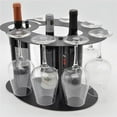 thumbnail image 1 of Oval Tabletop Wine Rack, 3 Bottle, 1 of 1