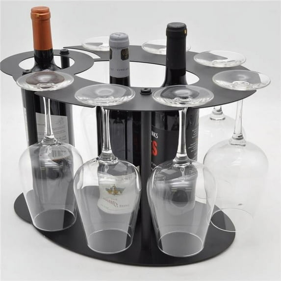 Oval Tabletop Wine Rack, 3 Bottle