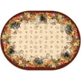 thumbnail image 1 of Oval Thanksgiving Tablecloth 52 x 70 Inch, Thanksgiving Turkey Harvest Tablecloth Oval, Thanksgiving Table Cloths Oval, Thanksgiving Oval Table Cloth Decor, 1 of 1