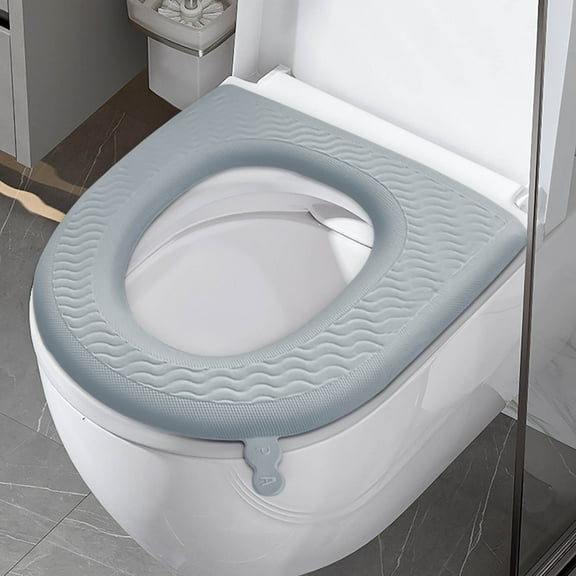 Oval Toilet Seat Cover High Foam Toilet Seat Cushion For Household Use Washable And Wipe Able Toilet Seat Ring For All Seasons In The Bathroom