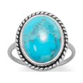 thumbnail image 1 of Oval Turquoise with Rope Edge Ring, 1 of 1